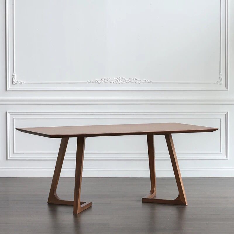 Rectangle Minimalist Dining Table Wood Color Fixed Table of Solid Wood Clearhalo ' dining_table' 'Dining Tables & Seating' 'Dining Tables' 'furn' 'furn_dining_table' 'Furniture' 'furniture_dining_table' 'Kitchen & Dining Furniture' 'kitchen&dining_furn' 'kitchen' 'kitchen_dining_table' 1200x1200_e3a59c51-b103-430b-b2bf-f888f07904b4