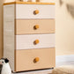 5-drawer Storage Cabinet with Legs Modern Non-Hanging Armoire