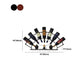 Industrie Wandmontierte Flaschen Weinregal Metall Wine Rack Flasche in Messing