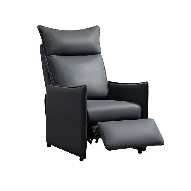 Moderna sedia reclinabile in pelle reclinabile standard a colori solidi