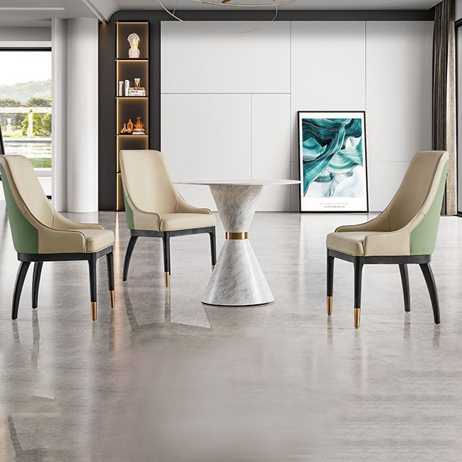 Round Pedestal Dining Table Traditional Luxury Furniture for Dining Room Clearhalo ' dining_table' 'Dining Tables & Seating' 'Dining Tables' 'furn' 'furn_dining_table' 'Furniture' 'furniture_dining_table' 'Kitchen & Dining Furniture' 'kitchen&dining_furn' 'kitchen' 'kitchen_dining_table' 1200x1200_e3b2de7c-1f0e-4a46-b527-a404d838b47c