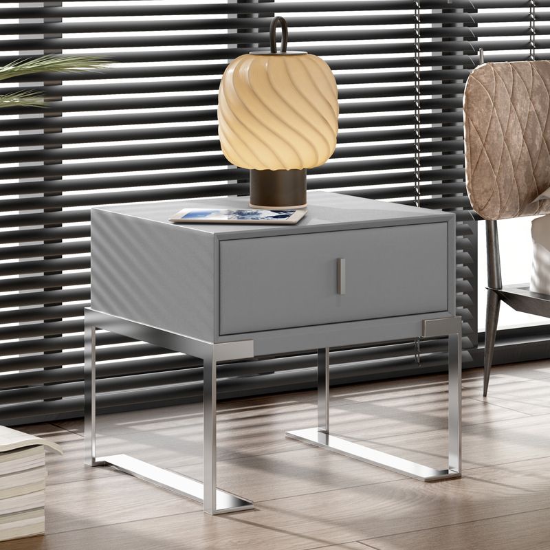 Modernisme lade opslag nachttafel houten bed nachtkastje met lade