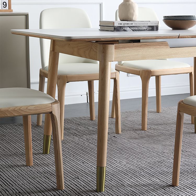 Stone 4-foot Dinette Table Traditional Luxury Extendable Dining Table for Home Clearhalo ' dining_table' 'Dining Tables & Seating' 'Dining Tables' 'furn' 'furn_dining_table' 'Furniture' 'furniture_dining_table' 'Kitchen & Dining Furniture' 'kitchen&dining_furn' 'kitchen' 'kitchen_dining_table' 1200x1200_e3b84c84-4210-4ff5-b9b2-5e942e98daaa