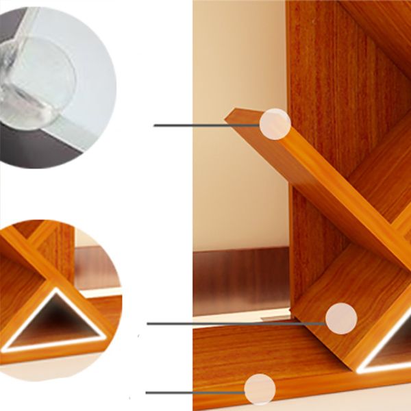 Contemporary Wood Bookcase Closed Back Bookshelf for Home Office Clearhalo 'Bookcases' 'Furniture' 'furniture_bookcases' 'Office Furniture' 1200x1200_e3b8bf64-3556-4e0e-9c38-5da2e7752877