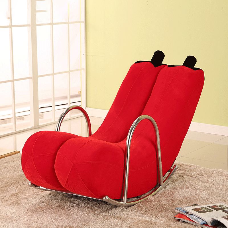 Upholstered Pure Color Rocking Chair Removable Cushions Rocker Chair for Drawing Room Clearhalo 'Chairs & Seating' 'furn' 'furn_rocking_chairs' 'Furniture' 'Living Room Furniture' 'Rocking Chairs' 'rocking_chairs' 1200x1200_e3bb6b6e-5739-4aa8-9f51-2e7675f1a30c