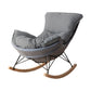Modern Rocking Chair Solid Wood Rocker Chair with Light Legs