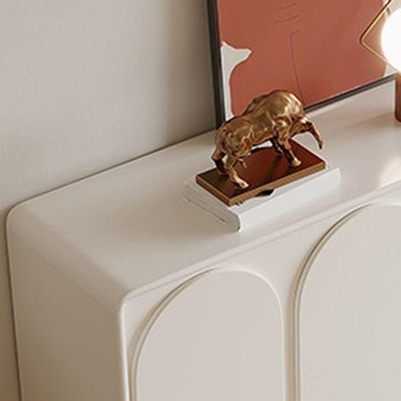 Rettangolo di stoccaggio domestico Sideboard di legno moderno per cucina