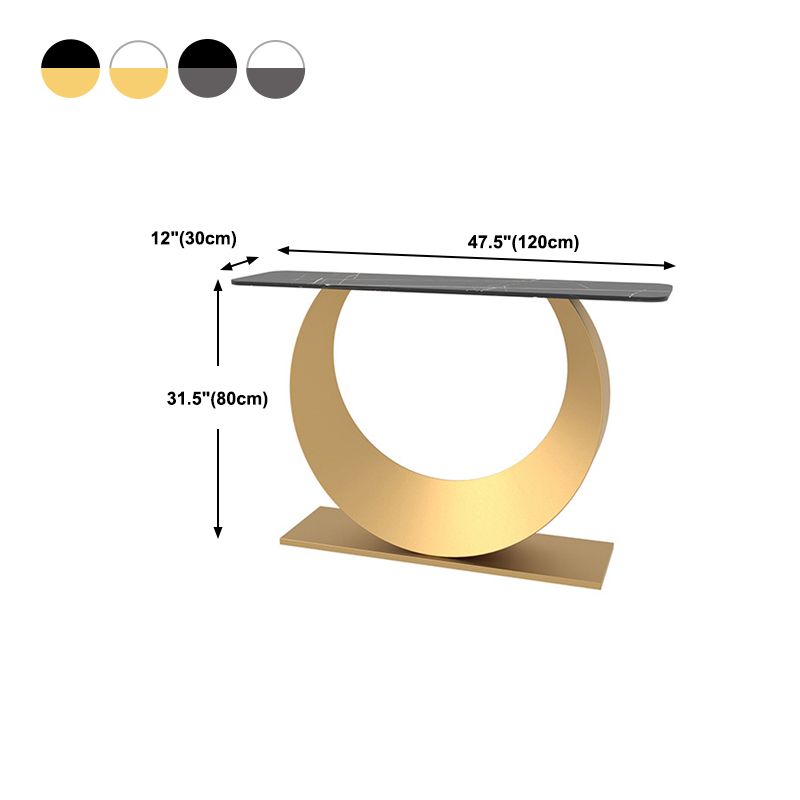 31.5 "hoge stenen accenttafel moderne krasbestendige eindtafel voor hal
