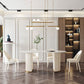 Juego de comedor Glam Oval Stone 1/4/5/7 piezas, muebles de comedor para el hogar