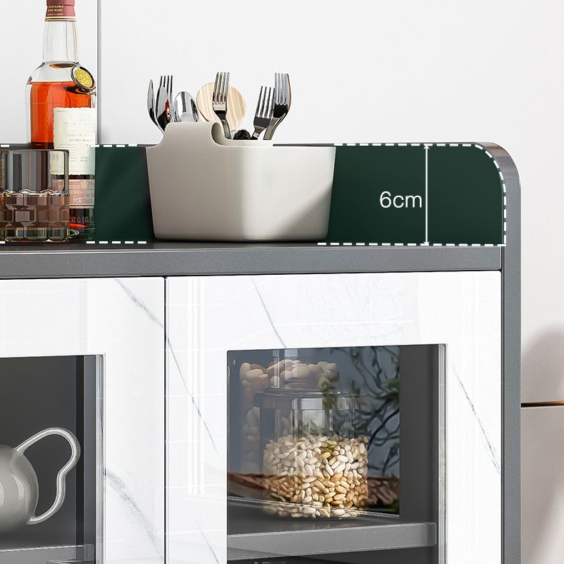 Artificial Wood Dining Room Sideboard Cabinet Modern Credenza with Storage and Drawer Clearhalo 'buffet_sideboard' 'Buffets & Sideboards' 'furn' 'furn_buffet_sideboard' 'Furniture' 'furniture_buffet_sideboard' 'Kitchen & Dining Furniture' 1200x1200_e3c28dd0-b8d4-410b-9c22-83113999887e