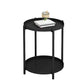 Round Metal Table Plate 4 Legs Base Tray Table Top Side Table