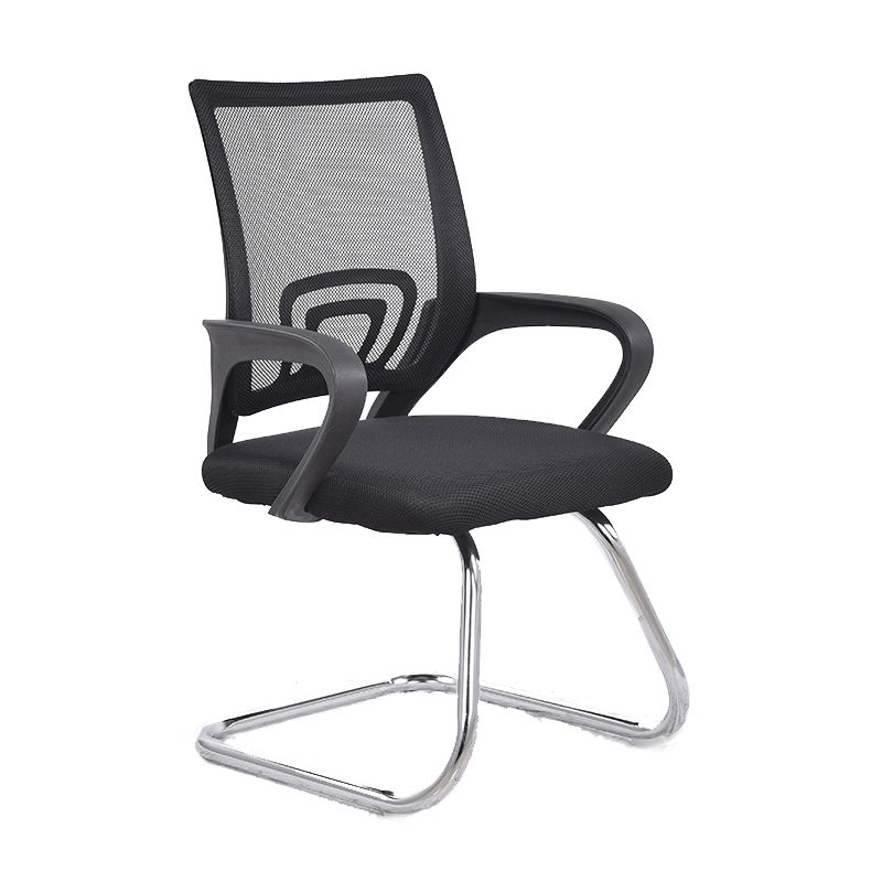 Middle Back Office Chair with Mesh and Sponge Cushion Fixed Arm Chair Clearhalo 'furn' 'furn_office_chair' 'Furniture' 'Office Chairs' 'Office Furniture' 'office_chair' 1200x1200_e3c6c613-2bfe-451a-b474-8b6edf15bdbd