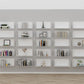 1 Shelf Closed Back Bookshelf Glam Metal Floating Horizontal Bookcase Clearhalo 'Bookcases' 'furn' 'furn_bookcases' 'Furniture' 'Office Furniture' 1200x1200_e3c74a87-ea66-41ec-b8a2-12d84b47c345