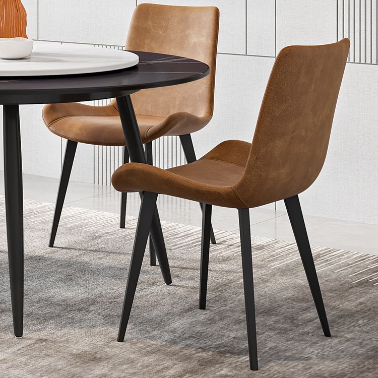 Modern Restaurant Table and Chair Set 1/4/5/7 Pieces Round Dining Table Set Clearhalo 'Dining Room Sets' 'Dining Tables & Seating' 'dining_room_set' 'furn' 'furn_dining_room_set' 'Furniture' 'Kitchen & Dining Furniture' 1200x1200_e3c92c64-3877-4a9d-8039-21ebc3e98919