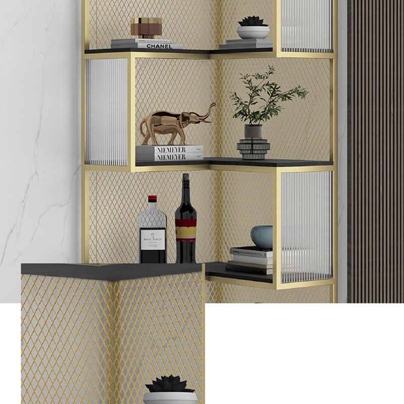 22 "étagères contemporaines de large étagères fermées en métal comprenant une bibliothèque