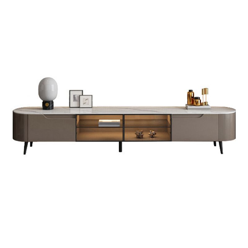 Stone Media Console TV Stand Modern TV Stand Console with Drawers Clearhalo 'furn' 'furn_tv_stands_entertainment_centers' 'Furniture' 'Living Room Furniture' 'TV Stands & Entertainment Centers' 'TV Stands & Media Storage Furniture' 'tv_stands_entertainment_centers' 1200x1200_e3d1fe42-3116-436c-89e4-2ea1bd544246