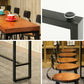 Juego de mesa de Bar Industrial de 1/6/9/11 piezas, mesa de mostrador rectangular de madera de pino con taburetes