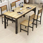 Modern Style Table with Rectangle Shape Standard Height Table and 4 Legs Base Clearhalo 'Dining Room Sets' 'Dining Tables & Seating' 'dining_room_set' 'Furniture' 'furniture_dining_room_set' 'Kitchen & Dining Furniture' 'kitchen&dining_furn' 'kitchen' 1200x1200_e3d314b5-81c9-4f35-8c4b-0499ad3a3b99
