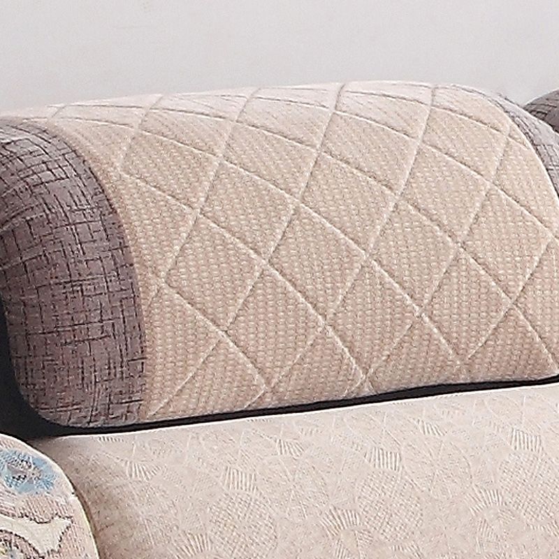 133.86"L x 70.87"W x 37.4"H Pillow Top Arm Sectional Pillow Back Sofa and Chaise Clearhalo 'furn' 'furn_sectionals' 'Furniture' 'furniture_sectionals' 'Living Room Furniture' 'Sectionals' 1200x1200_e3d3a2f0-cf2d-4252-a68d-451bdfd6eddb