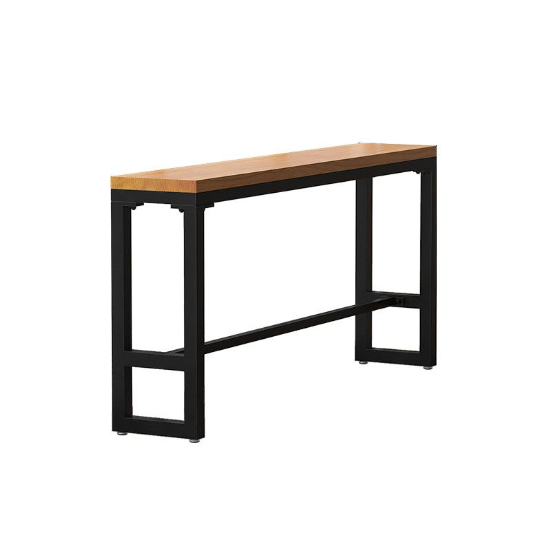 Industrial Table and Stool Set 1/4/7 Pcs Solid Wood Bar Table with Iron Base Stools Clearhalo 'Bar Furniture' 'furn' 'furn_home_bar_bar_sets' 'Furniture' 'Home Bars & Bar Sets' 'home_bar_bar_sets' 'Kitchen & Dining Furniture' 1200x1200_e3d5a2a1-989e-4751-9338-0b31d6c958d4