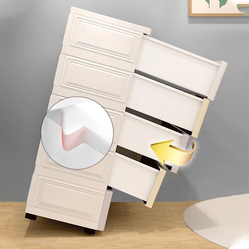 Contemporary Plastic Storage Cabinet Matte Finish Bedroom Cabinet Clearhalo 'Armoires & Wardrobes' 'armoires_wardrobes' 'Bedroom Furniture' 'furn' 'furn_armoires_wardrobes' 'Furniture' 1200x1200_e3d7ef6d-5f91-4278-8dd6-6357ce94cd1b