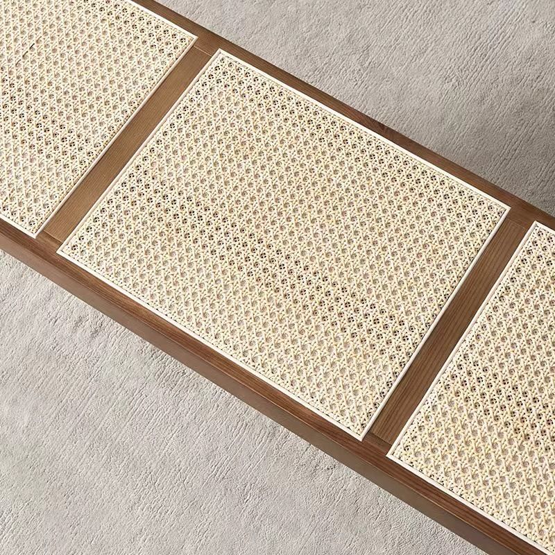 14.82-inch Width Solid Wood Bench Tropical Rectangle Seating Bench Clearhalo 'Benches' 'Chairs & Seating' 'furn' 'furn_benches' 'Furniture' 'Living Room Furniture' 1200x1200_e3d989dd-c2a0-4c9f-831b-6691a60931ac