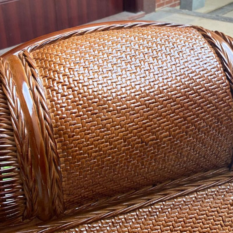 Chaise de fauteuil inclinable traditionnel chaise inclinable en rotin / en osier pour le salon