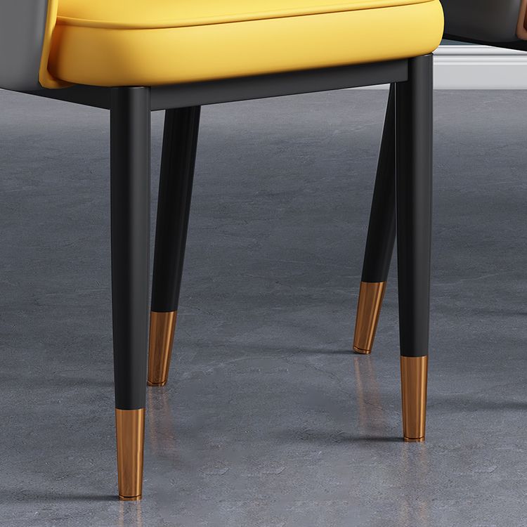 Silla de comedor de estilo contemporáneo silla de brazo con tapicería