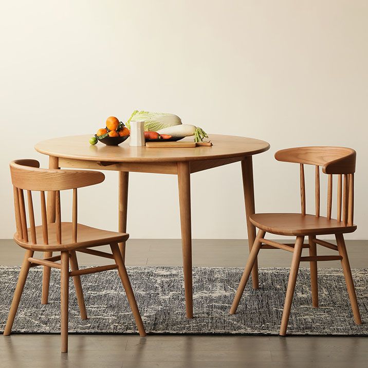 Silla lateral de madera sólida silla lateral tradicional windsor para comedor