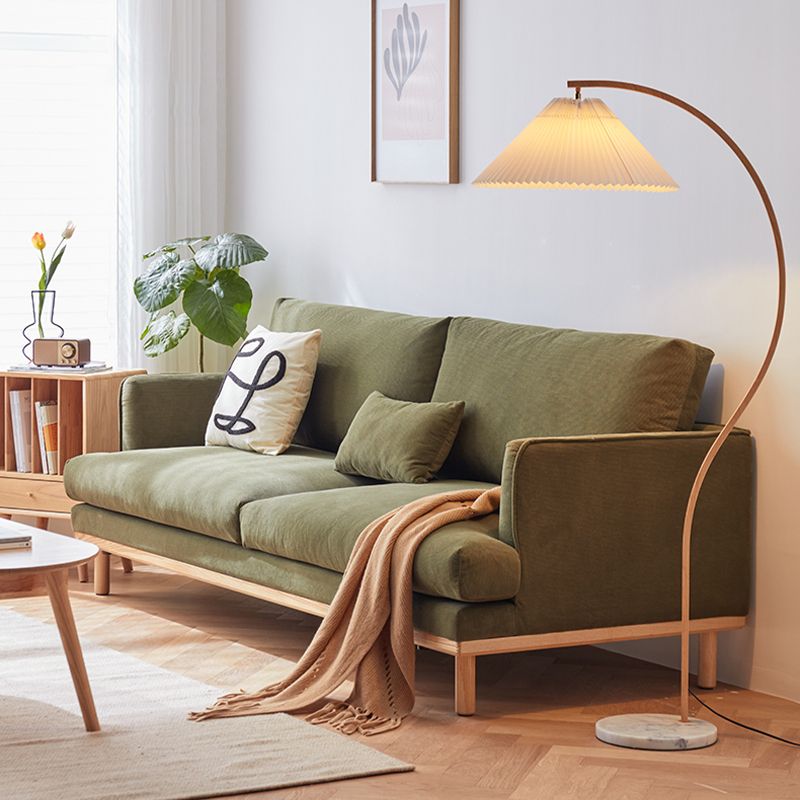 Recessed Arm Loose Back Sofa 35"W Velvet Sofa for Living Room Clearhalo 'furn' 'furn_sofas' 'Furniture' 'furniture_sofas' 'kitchen' 'kitchen_sofas' 'Living Room Furniture' 'Sofa' 'sofas' 1200x1200_e3deab19-d50a-4e67-832a-8863b0e3c585