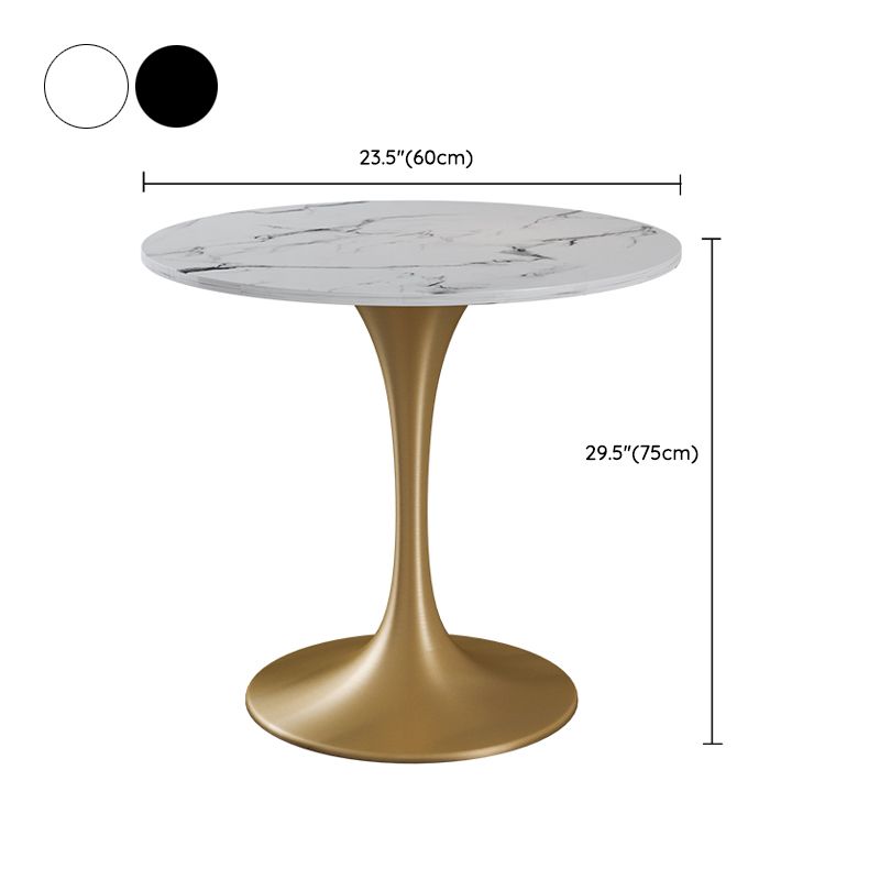 Glam Dinette Set voor eetkamer 1/4/5 stuks gepolijste afwerking eettafel set