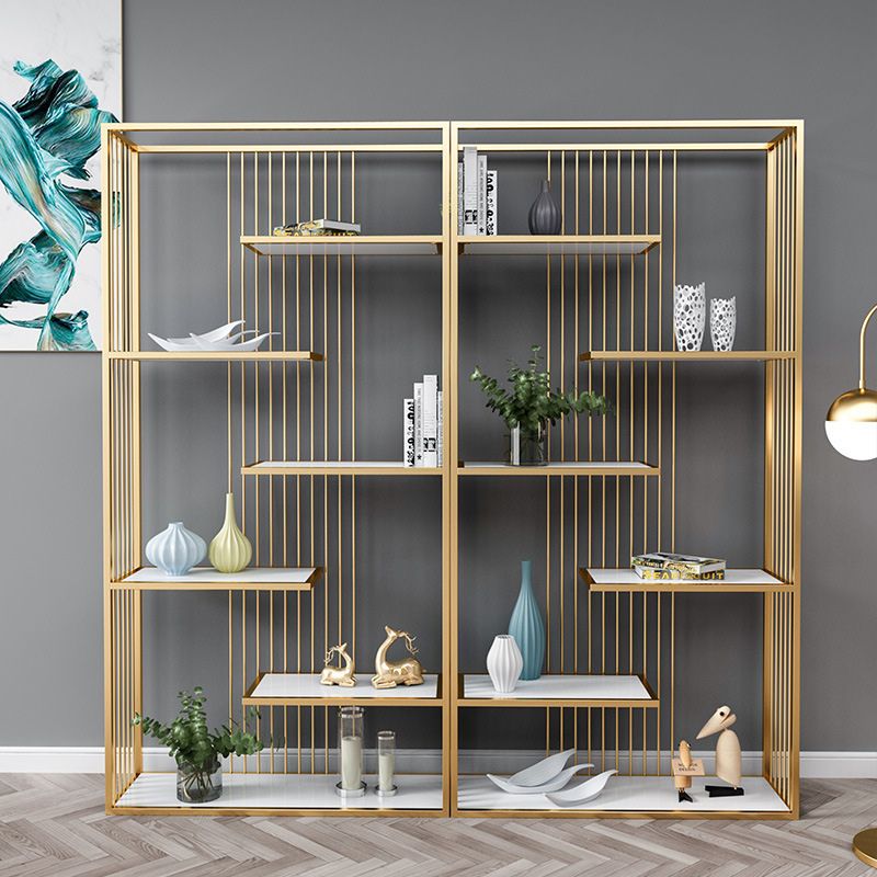Libreria moderna di scaffali di finiture antichi metal etagere libreria con scaffali