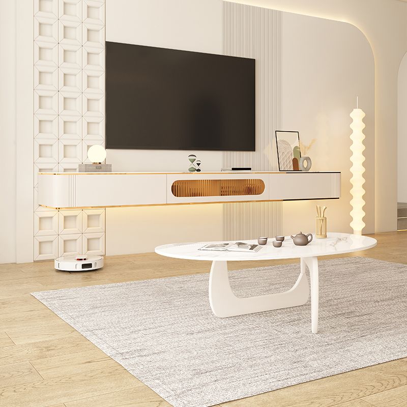 Modern TV Stand Console Floating TV Media Console with Drawers Clearhalo 'furn' 'furn_tv_stands_entertainment_centers' 'Furniture' 'Living Room Furniture' 'TV Stands & Entertainment Centers' 'TV Stands & Media Storage Furniture' 'tv_stands_entertainment_centers' 1200x1200_e3e1585d-14ba-42d3-9558-dcc235686623