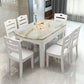 Modern Round Stone Dining Table Rubber Legs Foldable Table for Dining Room Clearhalo 'Dining Tables & Seating' 'Dining Tables' 'dining_table' 'furn' 'furn_dining_table' 'Furniture' 'Kitchen & Dining Furniture' 1200x1200_e3e2d481-1173-4d56-a8a9-18ee17109a9b