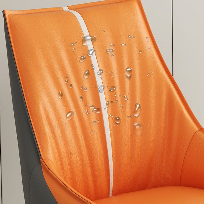 Glam Style Parsons Back Upholstered 4 Legs Home Use Dining Side Chair Clearhalo 'Dining Chairs' 'Dining Tables & Seating' 'dining_chair' 'furn' 'furn_dining_chair' 'Furniture' 'Kitchen & Dining Furniture' 1200x1200_e3e421c5-71c2-4c58-9870-d8be8452bfd4