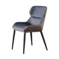 Contemporary Side Chair Leather Upholstered Dining Chair for Kitchen