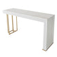 Glam Style Rectangle Bar Table 1/2/3 Pieces Stone Bar Table Set for Kitchen