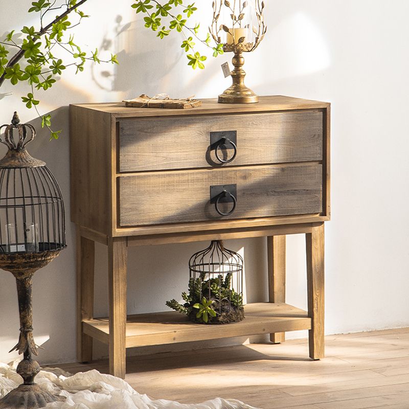 Commode traditionnelle en bois massif, commode de rangement pour chambre à coucher