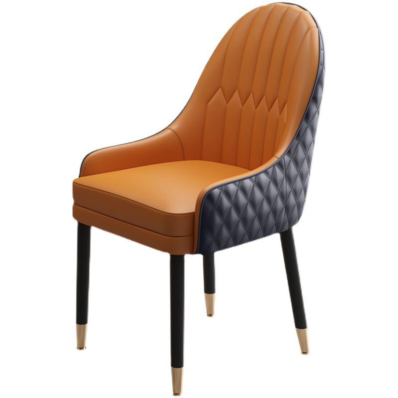 Scandinavian Style Wood Dining Chairs Dining Room Parsons Cushioned Chair with Arm Clearhalo ' kitchen&dining_furn' 'Dining Chairs' 'Dining Tables & Seating' 'dining_chair' 'furn' 'furn_dining_chair' 'Furniture' 'furniture_dining_chair' 'Kitchen & Dining Furniture' 'kitchen' 1200x1200_e3ea1897-d9a9-45eb-a048-e78070c21e3d