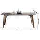 Contemporary Gray Sintered Stone Dining Table Rectangle Shape Standard Dining Table for Kitchen Clearhalo ' dining_table' 'Dining Tables & Seating' 'Dining Tables' 'furn' 'furn_dining_table' 'Furniture' 'furniture_dining_table' 'Kitchen & Dining Furniture' 'kitchen&dining_furn' 'kitchen' 'kitchen_dining_table' 1200x1200_e3ec2b13-30ad-4e0e-b6c1-06e784da1f14