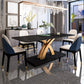 Traditional Luxury Dining Table Sintered Stone Table with Pedestal Base for Dining Room Clearhalo ' dining_table' 'Dining Tables & Seating' 'Dining Tables' 'furn' 'furn_dining_table' 'Furniture' 'furniture_dining_table' 'Kitchen & Dining Furniture' 'kitchen&dining_furn' 'kitchen' 'kitchen_dining_table' 1200x1200_e3ed32c2-00cc-4969-b7ee-89c81813f576