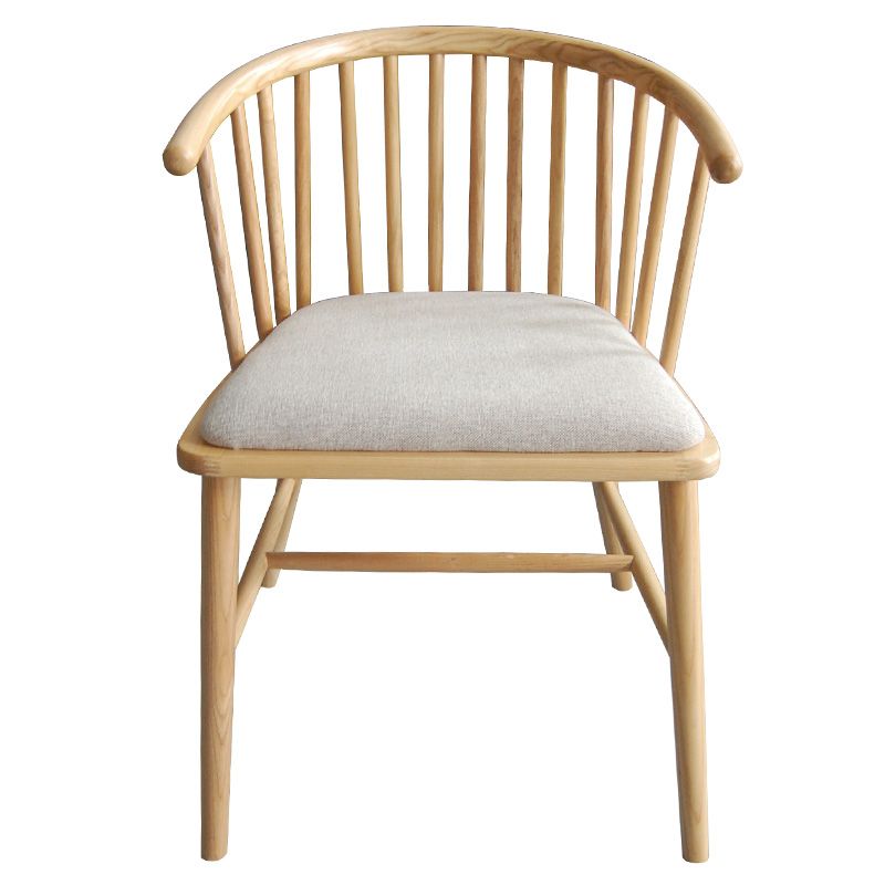 Scandinavian Style Upholstered Side Chair Windsor Back Dining Chairs for Home Clearhalo ' kitchen&dining_furn' 'Dining Chairs' 'Dining Tables & Seating' 'dining_chair' 'furn' 'furn_dining_chair' 'Furniture' 'furniture_dining_chair' 'Kitchen & Dining Furniture' 'kitchen' 1200x1200_e3eedd11-ea9a-46e3-b053-5616bdeb6821
