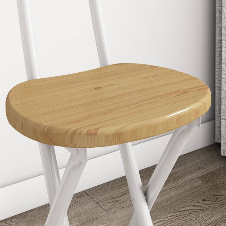 Modernes Metall Open Rückenklapper armloser Esstühle (Set 4/8)