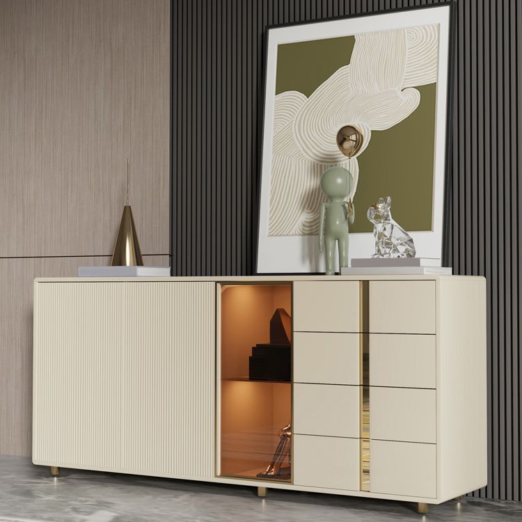 Glam Storage Chest Dresser Wooden Storage Chest with 4 Drawers Clearhalo 'Bedroom Furniture' 'Dressers & Chests' 'dressers_chests' 'furn' 'furn_dressers_chests' 'Furniture' 1200x1200_e3ef57e3-fd8e-400d-87df-0cb90bbb0b92