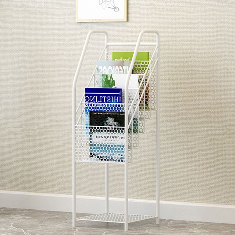 5-Shelf Metal Ladder Bookcase Contemporary Book Shelf,36.2'' H x 12.2'' W Clearhalo 'Bookcases' 'furn' 'furn_bookcases' 'Furniture' 'furniture_bookcases' 'kitchen' 'kitchen_bookcases' 'Living Room Furniture' 'Office Furniture' 1200x1200_e3f2288d-1caf-466b-82ba-309871dcd16b