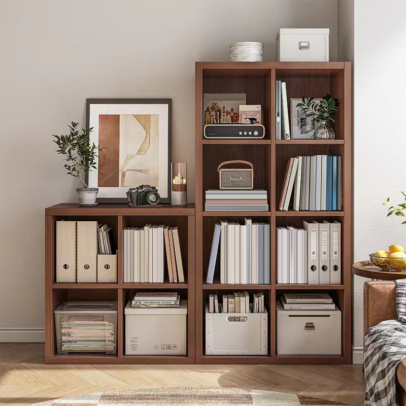 11.81"W Bookshelf Closed Back Scandinavian Style Bookcase for Home and Office