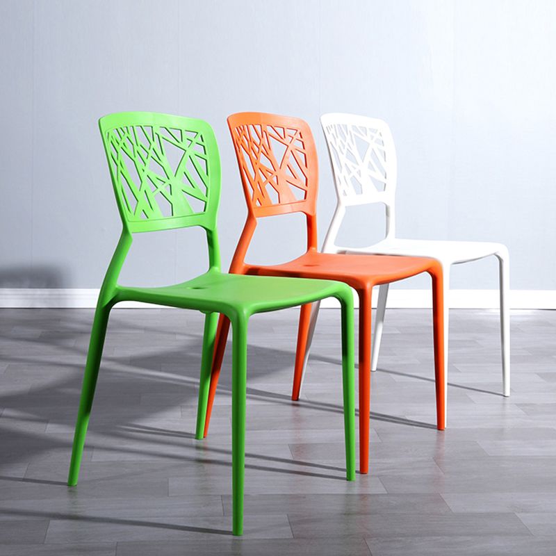 Scandinavian Plastic Patio Dining Side Chair Open Back Dining Side Chair Clearhalo 'Dining Chairs' 'Dining Tables & Seating' 'dining_chair' 'furn' 'furn_dining_chair' 'Furniture' 'furniture_dining_chair' 'Kitchen & Dining Furniture' 1200x1200_e3f50276-7d52-4a78-8059-b26a864434b3