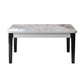 Mid-Century Sintered Stone Dining Table 4 Legs Base Rectangle Table for Home Clearhalo ' dining_table' 'Dining Tables & Seating' 'Dining Tables' 'furn' 'furn_dining_table' 'Furniture' 'furniture_dining_table' 'Kitchen & Dining Furniture' 'kitchen&dining_furn' 'kitchen' 'kitchen_dining_table' 1200x1200_e3f5a3f9-174a-499a-83bb-25d4171a92c8
