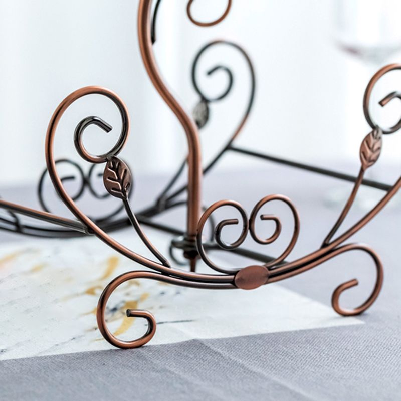 Kit de rejilla de vino de metal para soportes de vinos de encimera con almacenamiento de vino