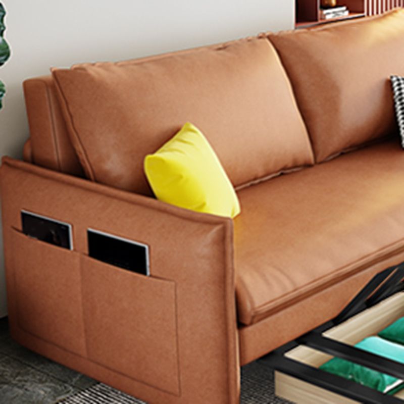 31 "divano dormiente scandinavo da 31" divano dormiente arancione arancione arancione